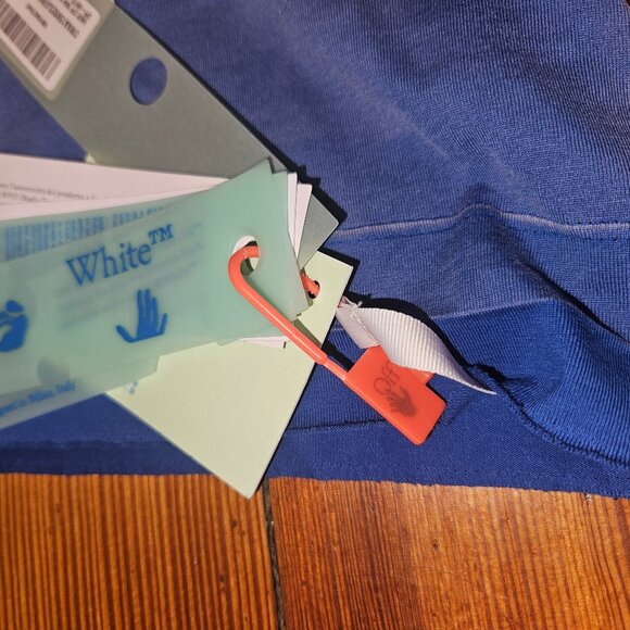 Off-White Wave Off Raw Slim Logo T-Shirt BNWT $675.03 [Size XS] - Picture 9 of 9